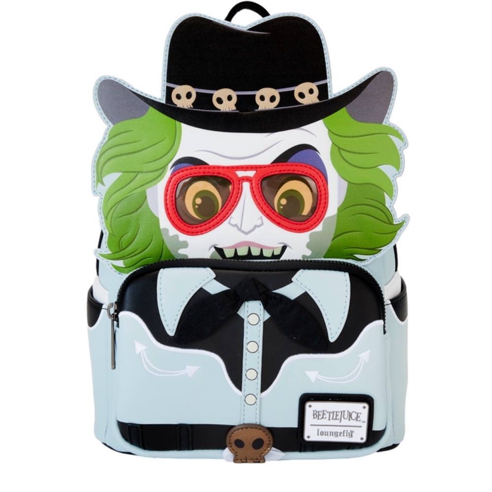 Loungefly Beetlejuice Western Cosplay Mini Backpack -